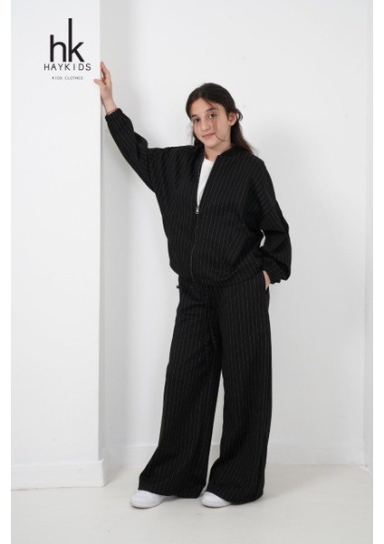 Kız Çocuk Fermuarlı Takım