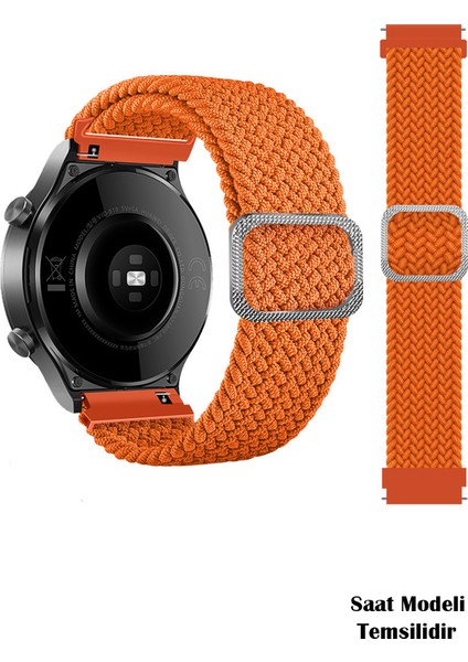 Huawei Watch Buds / Watch 5 / Watch 4 / 4 Pro / Watch 3 / 3 Pro Uyumlu Tokalı Kordon