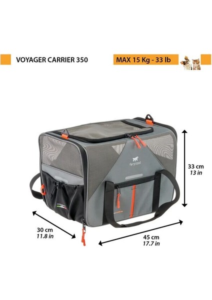Voyager 350 Kumaş Taşıma Çantası Gri modelleri