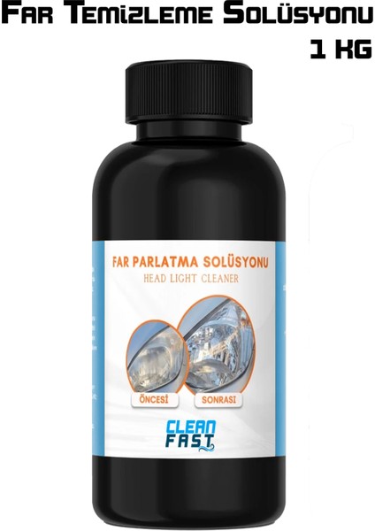 Yeni Nesil Premium Buharlı Far Temizleme Sıvısı ve Parlatma Solüsyonu Kloroform Uyumlu 1 kg