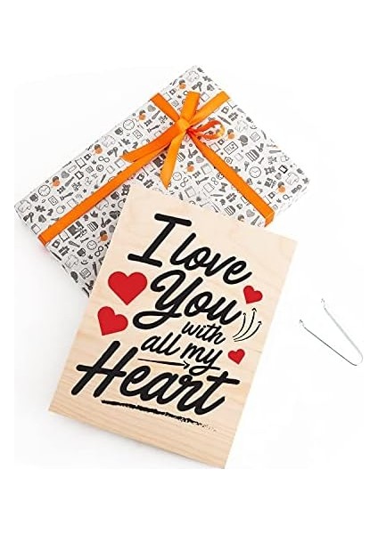 Şubat Sevgililer Günü Hediyesi Ahşap Plaka modelleri