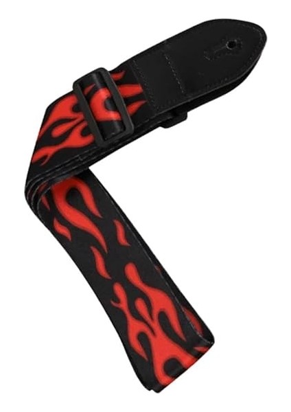 SR-11RD Gitar Omuz Askısı Siyah-Kırmızı Renk Desenli Uzunluk 90-143 cm modelleri