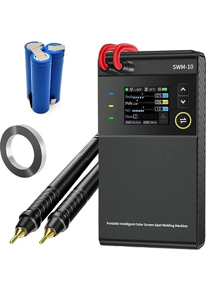 Swm-10 Portable Battery Spot Welder, Dıy Mini Double Pulse Welding Machine, 18650 Battery Pack Welding Tool 5000MAH Weldable 0.1-0.25MM