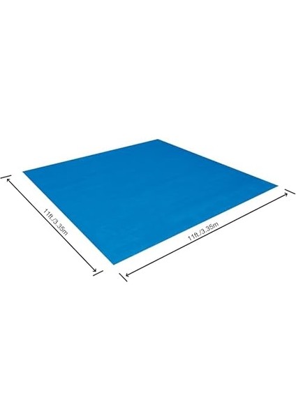 Pe Zemin Brandası 335 x 335 Cm, Mavi, Kare fiyatları