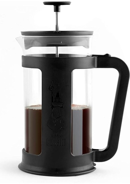 - Smart French Press: Yaklaşık 1l Kapasiteli Kahve Hazırlayıcı - Siyah Polipropilen Gövde - Bulaşık Makinesinde Yıkanabilen Borosilikat Cam Sürahi - Paslanmaz Çelik Filtre Sistemi
