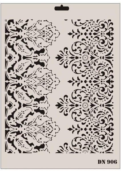 Rich Dantel Seri DN-906 Stencil 35X25 cm