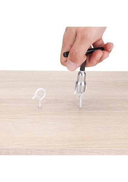 Vidalı Kanca, Beyaz, Vidalamak Için Kanca, 20 Adet Tavan Kancası + 1 Adet Kanca Tornavida, Emniyetli Vidalı Kanca, Bitki Sepetlerini Asmak Için Kanca Vidaları fırsatları