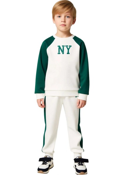 Erkek Çocuk Şık ve Konforlu Pamuklu Sweatshirt ve Eşofman Altı Takımı Kaliteli Şık Rahat fiyatları