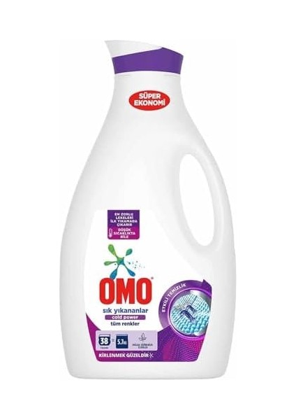 Omo Sıvı Çamaşır Deterjanı Sık Yıkanan Çamaşırlar Için 2470 ml modelleri