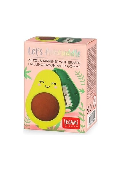 - Silgili Kalemtıraş, Boş Hazne, Yumuşak ve Temiz Silgi, 4 x 5,7 Cm, Avokado Motifi indirimleri