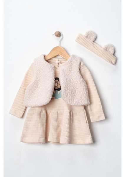 Via Girls ELBISE-9722250 - Krem