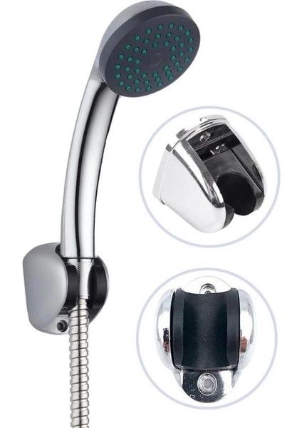 Plastik Duş Başlığı Fiskiyesi Hortumu Askısı Mafsal Tutacak