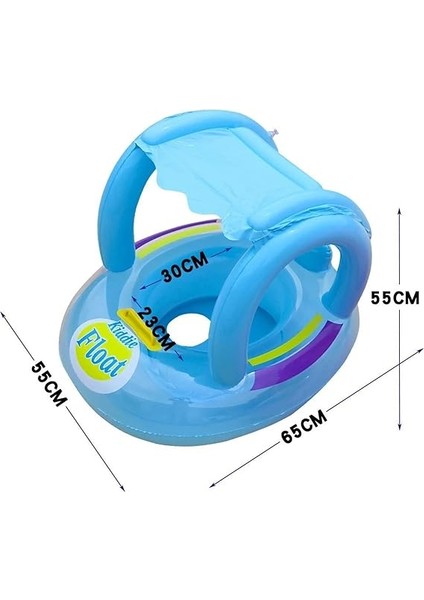 Şişme Bebek Şamandırası - Tak Çıkar Güneşlikli Yüzme Simidi, Sevimli Oval Yüzme Flatörü, Güneş Işığına Dayanıklı Malzeme, 0-4 Yaş Kullanıma Uygun, Havuz ve Deniz Için Yüzme Şamandırası modelleri