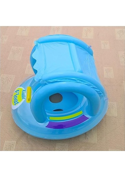 Şişme Bebek Şamandırası - Tak Çıkar Güneşlikli Yüzme Simidi, Sevimli Oval Yüzme Flatörü, Güneş Işığına Dayanıklı Malzeme, 0-4 Yaş Kullanıma Uygun, Havuz ve Deniz Için Yüzme Şamandırası indirimleri