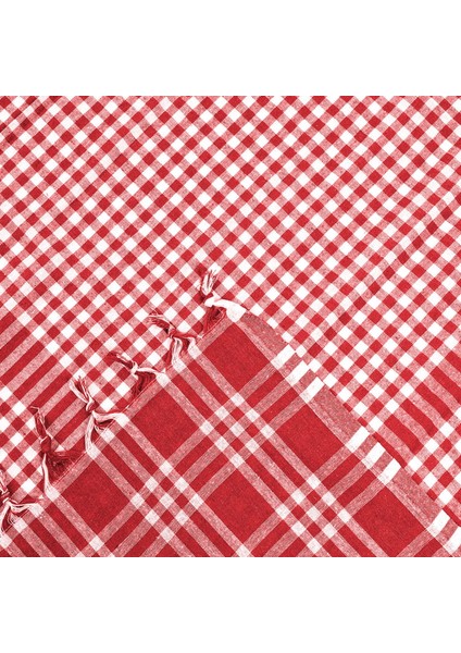 Soft Ekoseli Piknik Örtüsü - Kırmızı - 165X165 cm modelleri