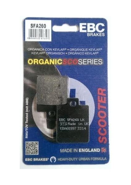 SFA260 2021-2025 Sym Jet x 125 Uyumlu Arka Fren Balatası Organik Balata fiyatları