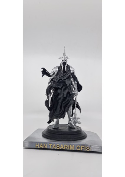 Witch King Angmar Nazgül Sauron Yüzüklerin Efendisi 26 cm 2 Silahlı Figür