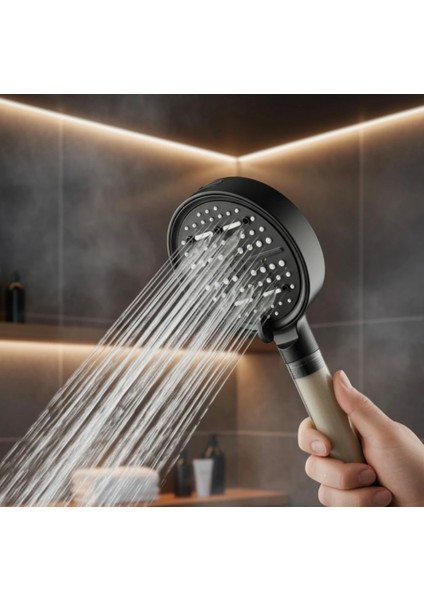 Kireç Önleyici Özellikli Turbo Basınçlı Su Tasarruflu Duş Başlığı 5 Adet Yedek Filtreli(su yumuşatıcı özelliğine sahip) modelleri