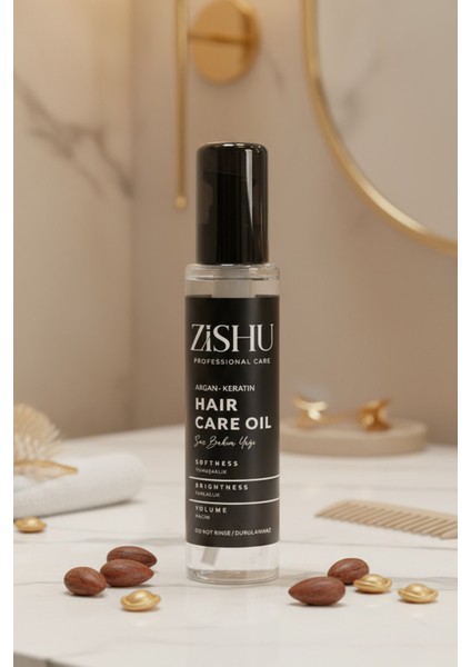 ZİSHU Argan & Keratin Saç Bakım Yağı 125 ml