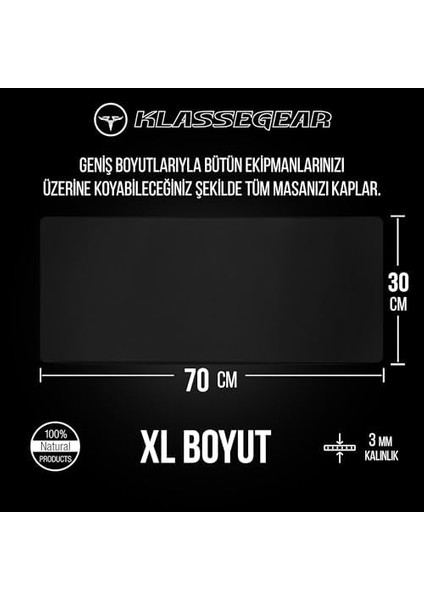 Pro Edition - Dikişli Kenar 70X30, 90X40, 100X50 ve 120X60 cm Oyuncu Gaming Mouse Pad (Siyah, 70X30 Cm) fiyatları