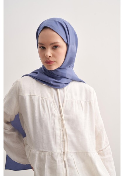 C Desen Monogram Pamuk Ipek Şal Kot Mavi fiyatları