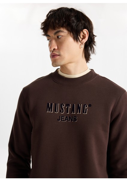 Bisiklet Yaka Kahve Erkek Sweatshırt M5WM-SWT1503 modelleri