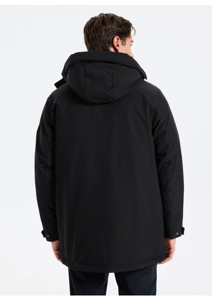 Siyah Erkek Mont 12279243_JJFINN Softshell Parka