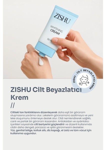 ZİSHU Cilt Beyazlatıcı Krem 50 ml