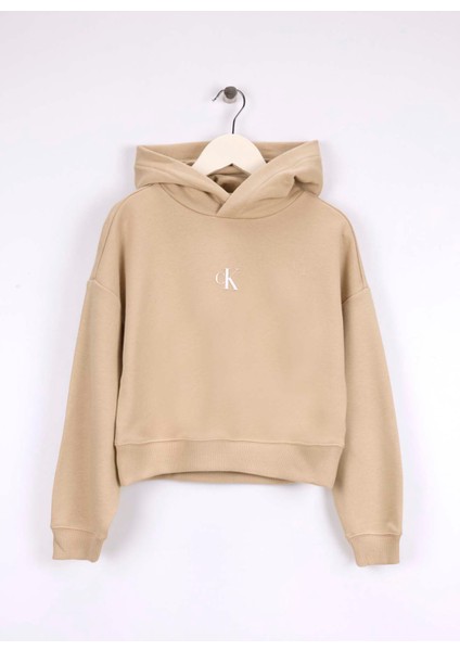 Nakışlı Kız Çocuk Bej Sweatshırt IG0IG02755RAG