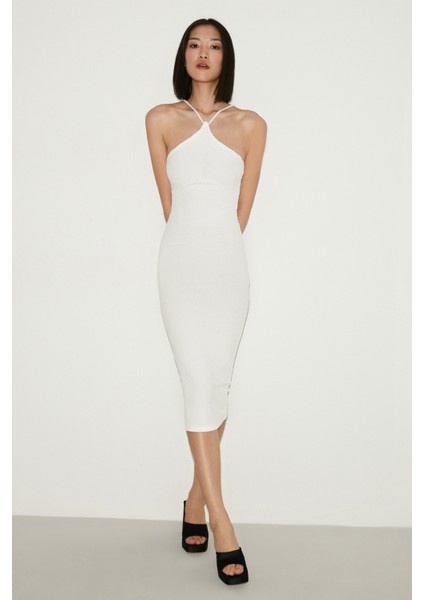 Carıbbean Bodycon Beyaz Elbise modelleri