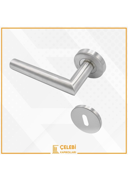 L Kol Paslanmaz Oda Kapı Kolu