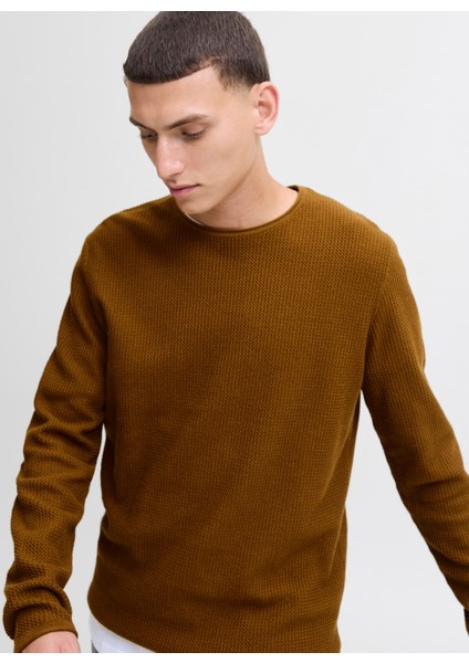 Bisiklet Yaka Normal Kahve Erkek Kazak 12258407_JJECOOPER Knıt Crew Neck N modelleri