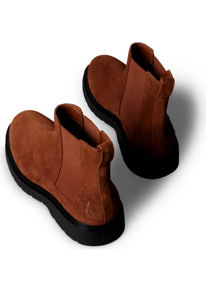 Kahve Erkek Bot Combat Ess Chelsea Boot Su indirimleri