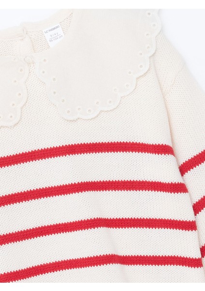 Yeni Sezon Çizgili Kız Çocuk Triko Kazak fiyatları