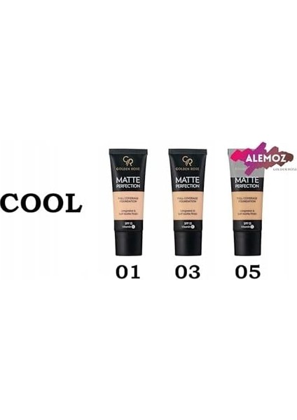 Golden Rose Matte Perfection Foundation No:cool 3 - Fondöten modelleri
