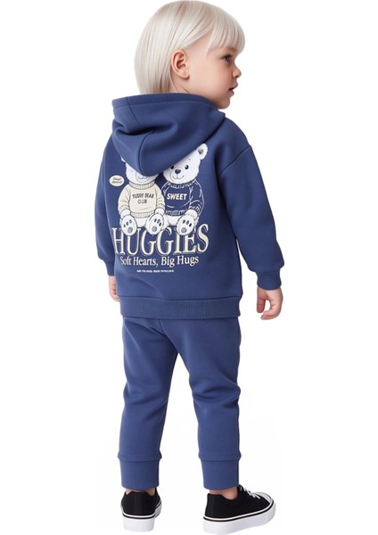 Çocuklar Için Rahat ve Sıcak Kapüşonlu Takım Yumuşak Iç Yapısı ve Şık Tasarımıyla Günlük Kullanıma indirimleri