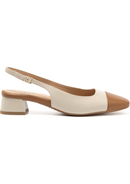 Kadın Topuklu/ Stiletto 92P0 Frau Nappa Tancream