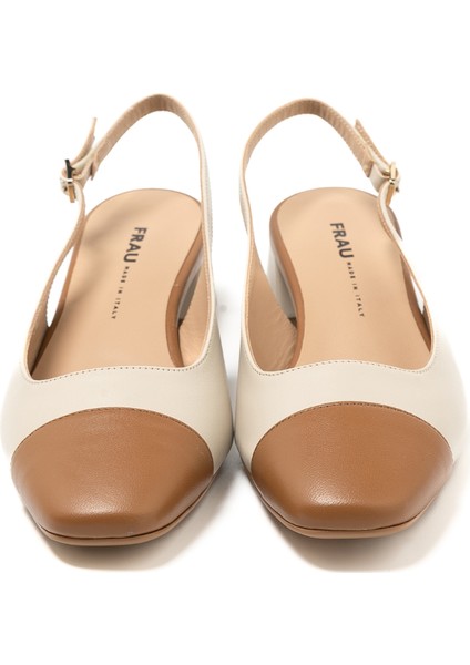 Kadın Topuklu/ Stiletto 92P0 Frau Nappa Tancream