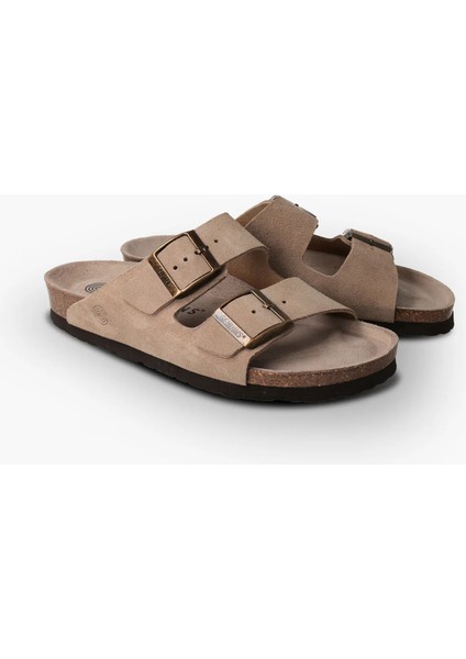 Kadın Terlik Hawaıı G106000 Genuins Velour Taupe modelleri