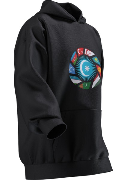 Turan Baskılı Oversıze Hoodıe (Unısex) fiyatları