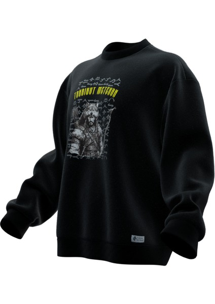 Tanrıkut Metehan Baskılı Oversıze Sweatshırt (Unısex) fiyatları