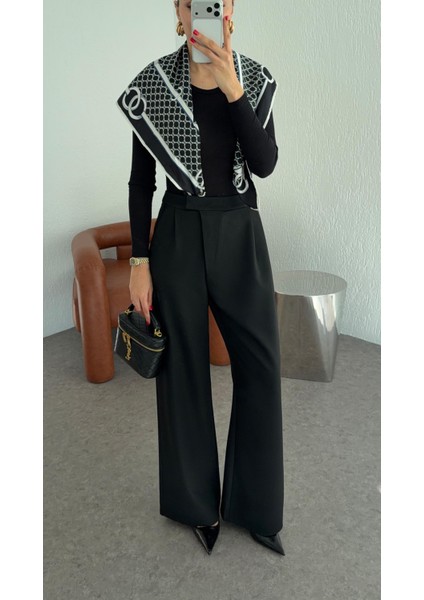 Çapraz Kemerli Siyah Premium Pantolon fiyatları