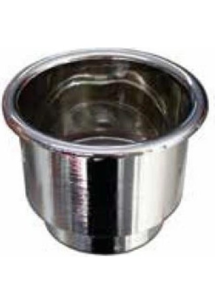 Bardaklık Gömme Bardak Tutucu Çap 89MM - Kromaj