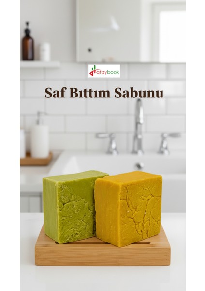 Siirt Bıttım Sabunu Yeşil ve Sarı Bıttım Toplam 2 Adet