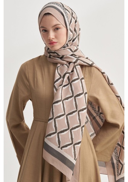 Velora Vela Floş Şal Krem