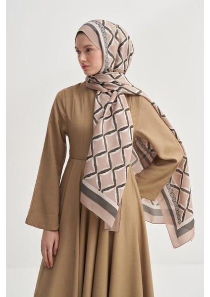 Velora Vela Floş Şal Krem modelleri