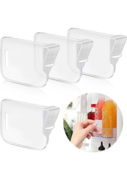 20 Adet Buzdolabı Raf Ayracı Raf Düzenleyici Yumurtalık Ayırıcı Şişe Kutu Bardak Ayracı