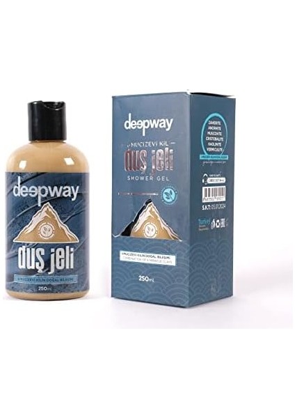 Deepway Duş Jeli 6 Mucizevi Kilin Doğal Bileşimi