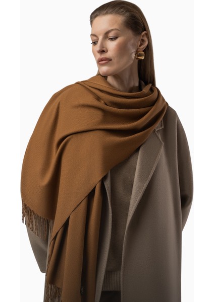 Vicuña Wool Stole HC801 Lüks, Ince ve Sıcak Kadın Şal