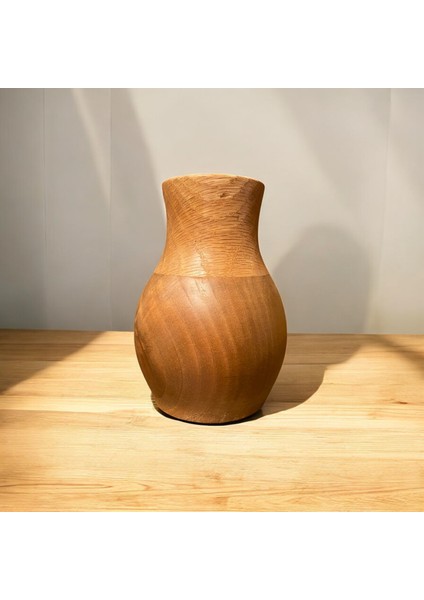 🌰 El Yapımı Ceviz ve Meşe Ağaçlarından Ahşap Vazo fiyatları